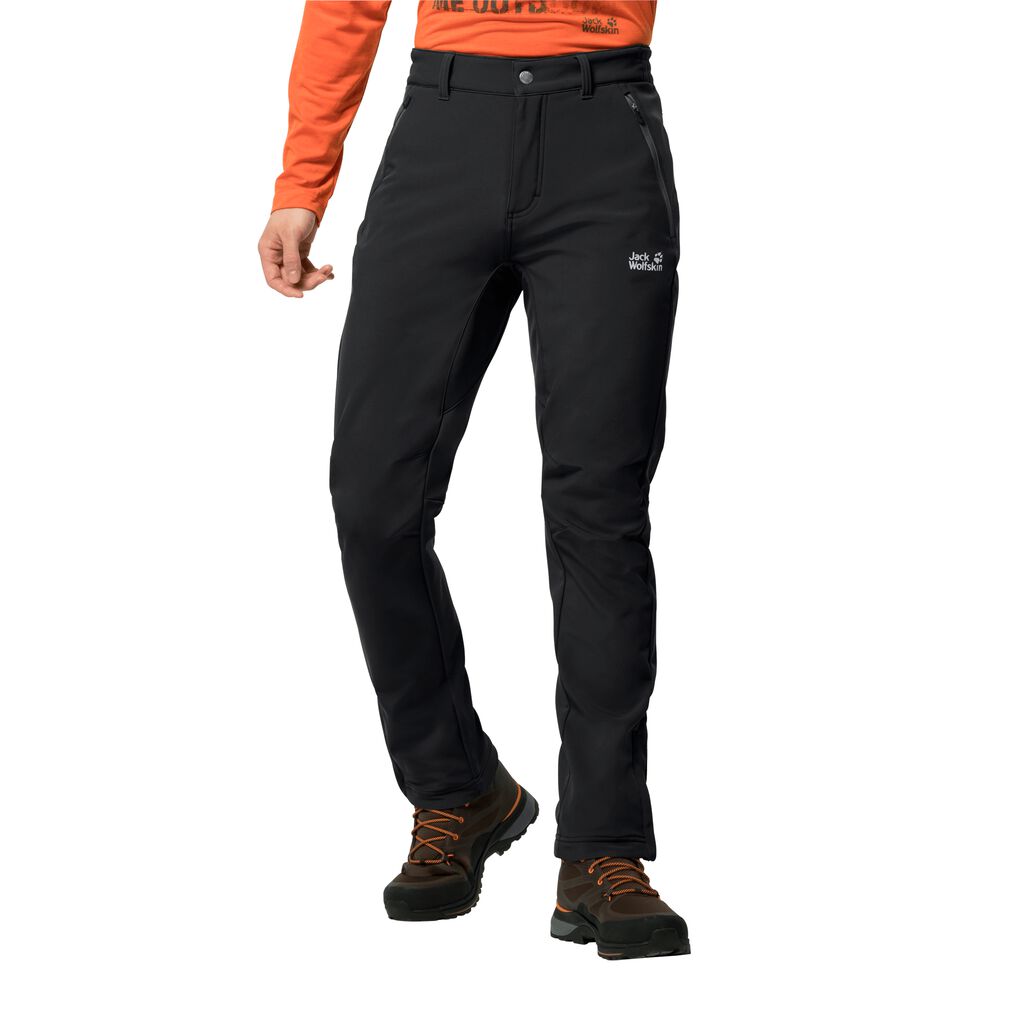 Jack Wolfskin ZENON Pantalons Homme Noir - XZHIQJG-40